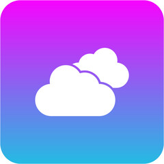 Fototapeta premium Clouds Icon