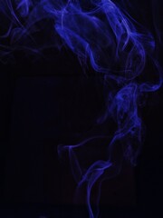 Fototapeta premium smoke on black background