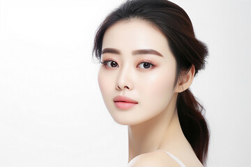 Fototapeta premium Face of a beauty asian woman
