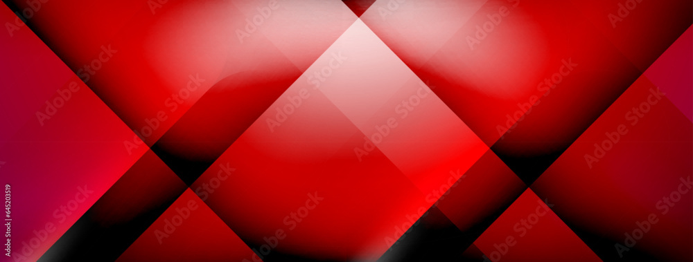 Aufkleber Light and shadow squares and lines abstract background