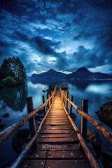 Fototapeta premium Pier at Sunrise