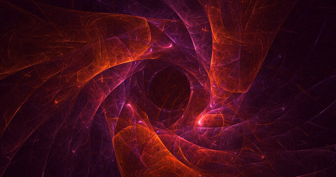 Fototapeta 3D rendering abstract fantasy light fractal background