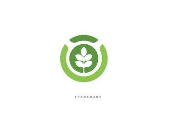 Eco Plant Nature And Environment Vector Logo 