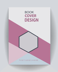 creative book cover design a4 size flyer template. cover design, brochure, poster, magazine, flyer ,booklet, leaflet, banner background.