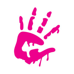 handprint paint color