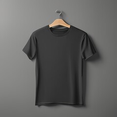 Black t-shirt blank Mockup clothing. Clean Slate Clothing Mockup.
