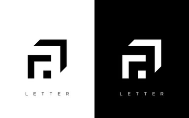 Letter A logo design template elements vector sign.