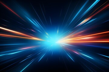 Obraz premium Technology big data futuristic background. Digital high speed connection.
