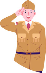 Independence Character Illustration