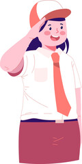 Independence Character Illustration