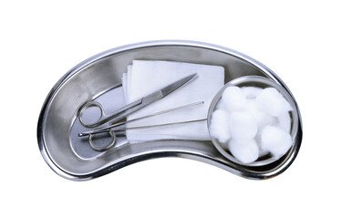 A set of dressing often used supplies in a medical for cleaning wounds transparent png