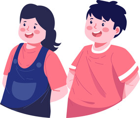 Celebration Character Illustration