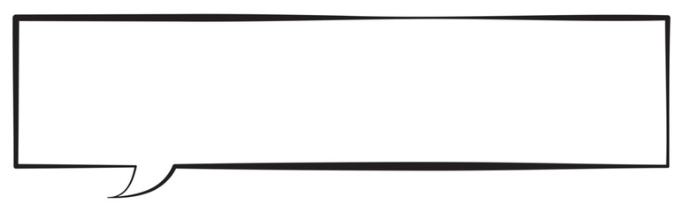 Obraz premium 吹き出しのイラスト13【手描き風】