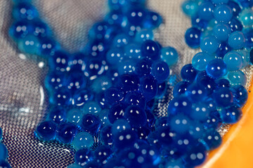 pH testing in food and Encapsulation Experiment example in the laboratory