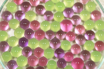 pH testing in food and Encapsulation Experiment example in the laboratory