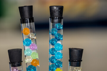 pH testing in food and Encapsulation Experiment example in the laboratory