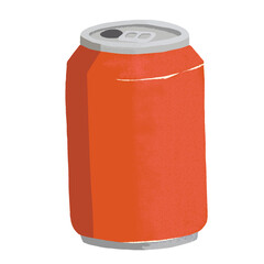red soda can