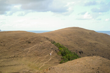incredible views across the coastline at the top of Bukit Merese Hill, Merese Hill is a location to see the sunrise and sunset in Lombok, coast of the sea, beach and sea, view of the, kuta mandalika
