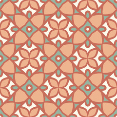 Fototapeta premium Geometric seamless pattern vector illustration