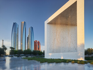 Sheikh Zayed Founder's Memorial, Etihad Towers, Abu Dhabi, Vereinigte Arabische Emirate