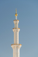 Fototapeta na wymiar Sheikh Zayed Grand Mosque, Abu Dhabi, Vereinigte Arabische Emirate