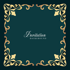 Luxury vintage invitation background. - Vector.