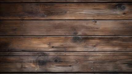 Old grunge dark textured wooden background,The surface of the old brown wood texture. generative ai.