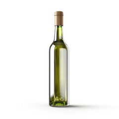 wine bottle isolated over white background