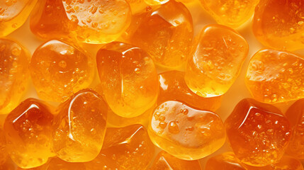 Sugary marmalade candies background. Sweet and tasty backdrop. Generative AI