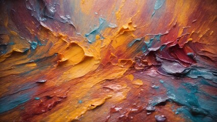 Abstract Colorful Painting Theme Background Wallpaper