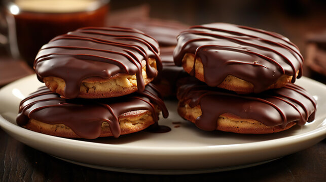 Imagine a secret recipe for cookies coated in a special chocolate glaze 