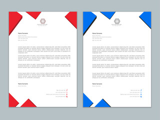 Modern professional corporate Company office brand simple Abstract creative clean minimalist Elegant business style letterhead.Letterhead,business proposal letter,print ready,standard,best,unique