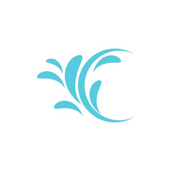 Fototapeta na wymiar water drop logo vector element business illustration symbol and design