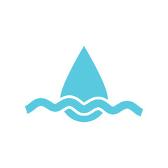 water drop logo vector element business illustration symbol and design