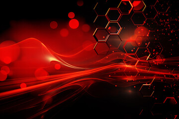 赤色の抽象的なデジタル背景