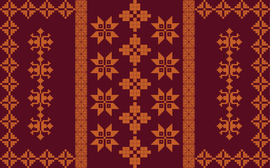 Vector seamless batik songket motif from indonesian for printing , clothing , card , cotton ,carpet and another textile product. Border pattern isolated. Arabic, aztec ,songket, ikat, batique, ulos.
