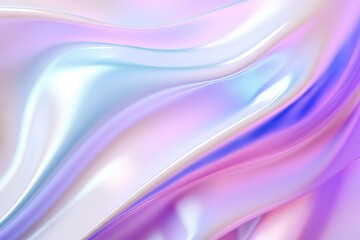 Holographic abstract pastel colors backdrop. Hologram gradient neon color. Foil effect. Rainbow graphic. Psychedelic iridescent creative background, trends 80s or 90s