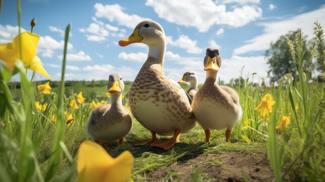 duck photos that capture the essence of farm life. perfect for photography websites and farm-themed promotions
