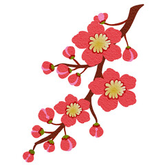 branch of cherlry blossom.