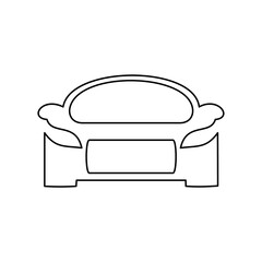 car icon with line style suitable for your business