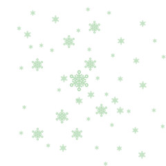 Seamless Snowflake Pattern