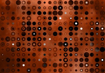 Colorful abstract pattern, from circles different sizes