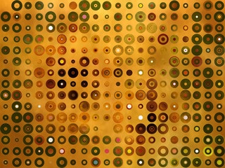 Colorful abstract pattern, from circles different sizes