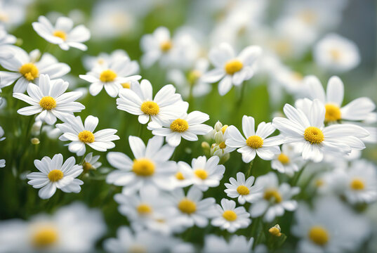 Spring white flowers closeup, beautiful spring flower background.