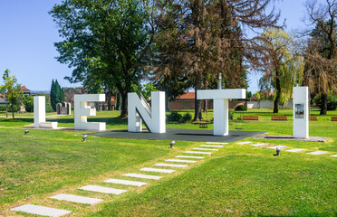 Lenti, Hungary - July 15, 2023: Lenti, is a town in Hungary, in Zala County, next to the slovenian,...