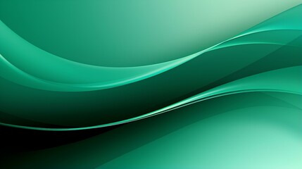 PPT abstract background, elegant, emerald green, serene, simple design wallpaper. generative AI