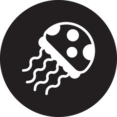 jellyfish glyph icon