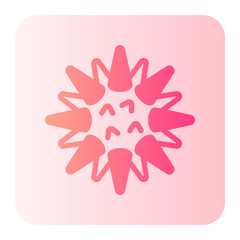sea urchin gradient icon