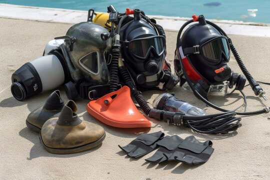 underwater protective gear. Generative AI