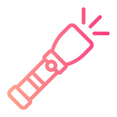 flashlight gradient icon